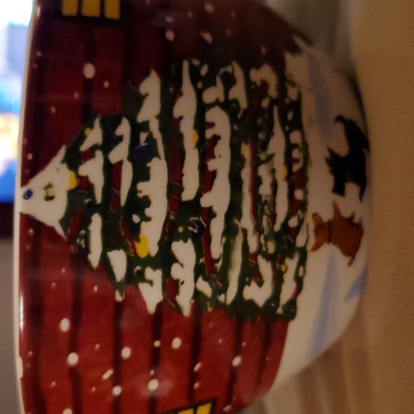 Christmas bowl glass - Picture 4 of 7